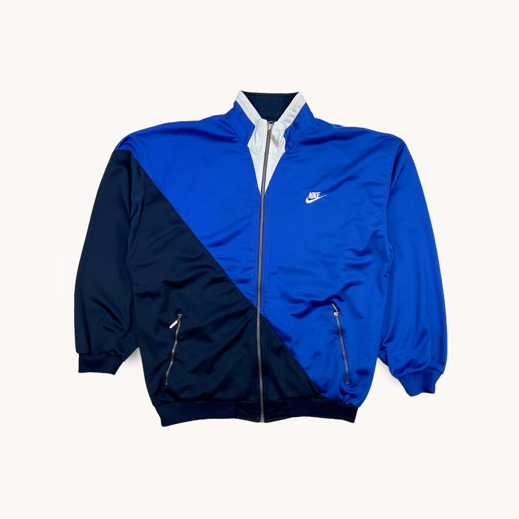 nike navy blue track jacket