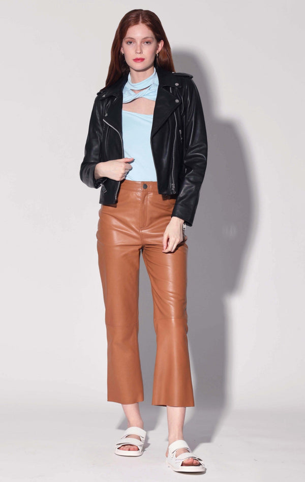 Flissy Jacket, Black Leather (Fall 2023)