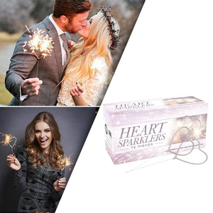 Heart Shaped Sparklers - Grand Wedding Exit