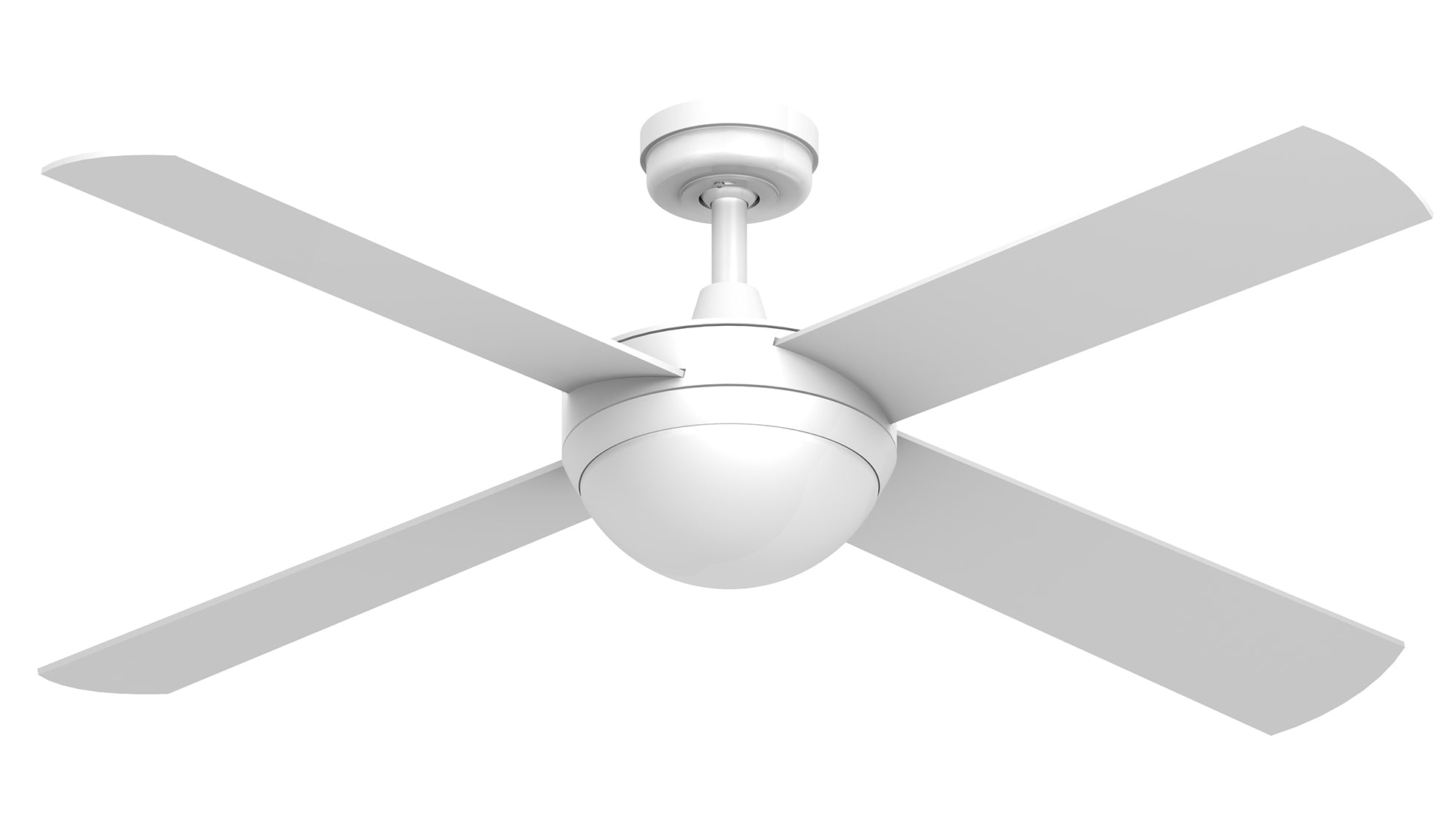 52 Intercept 2 Ceiling Fan With 12w Led Light By Hunter Pacific