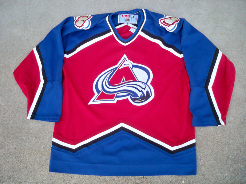 colorado avalanche ccm jersey