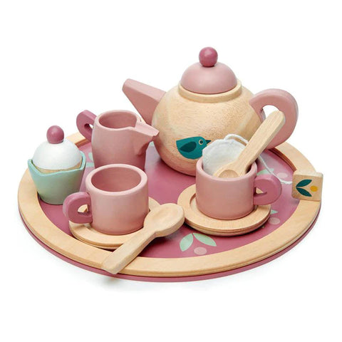 Wooden Tea Set