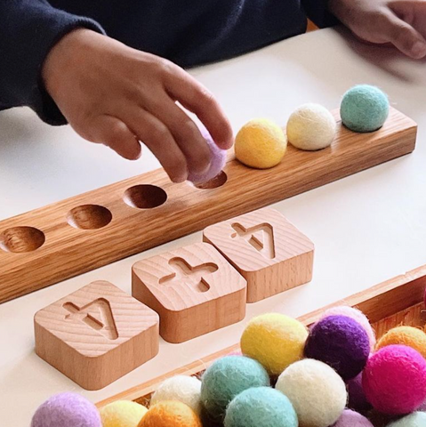 Wooden Counting Tray