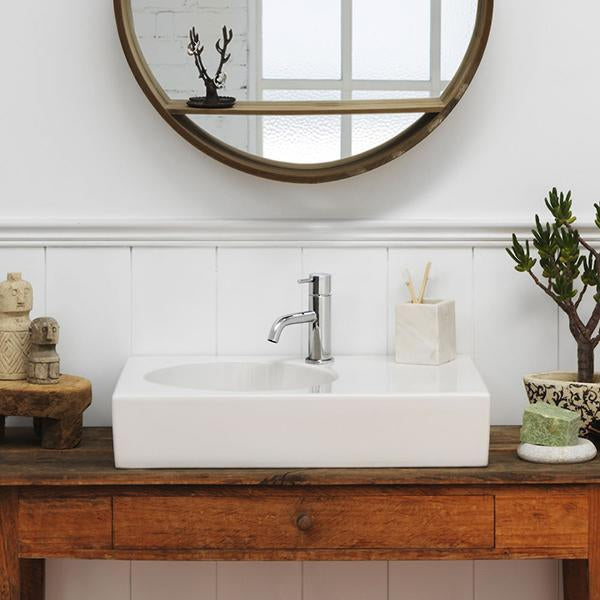 Clark Square Wall Basin 400mm One Taphole Online at The Blue Space