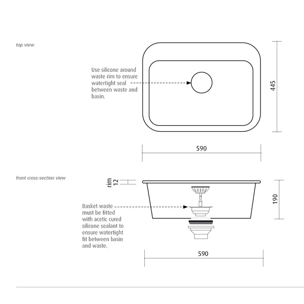 Seima Eva Ceramic Laundry Utility Sink