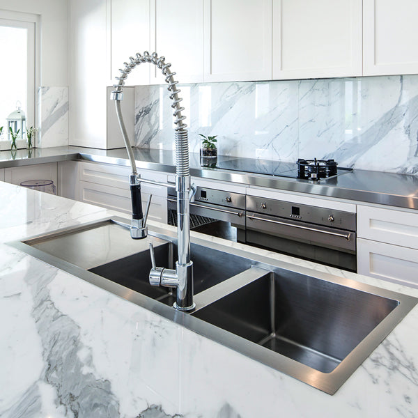 Seima Tetra Pro Double Inset Undermount Kitchen Sink