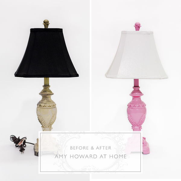 Don’t throw away your old lamp! Give it new life with Amy Howard at Home lacquer. This lamp lacquer project is simple and fun. You’ll get a freshly painted lamp in no time.