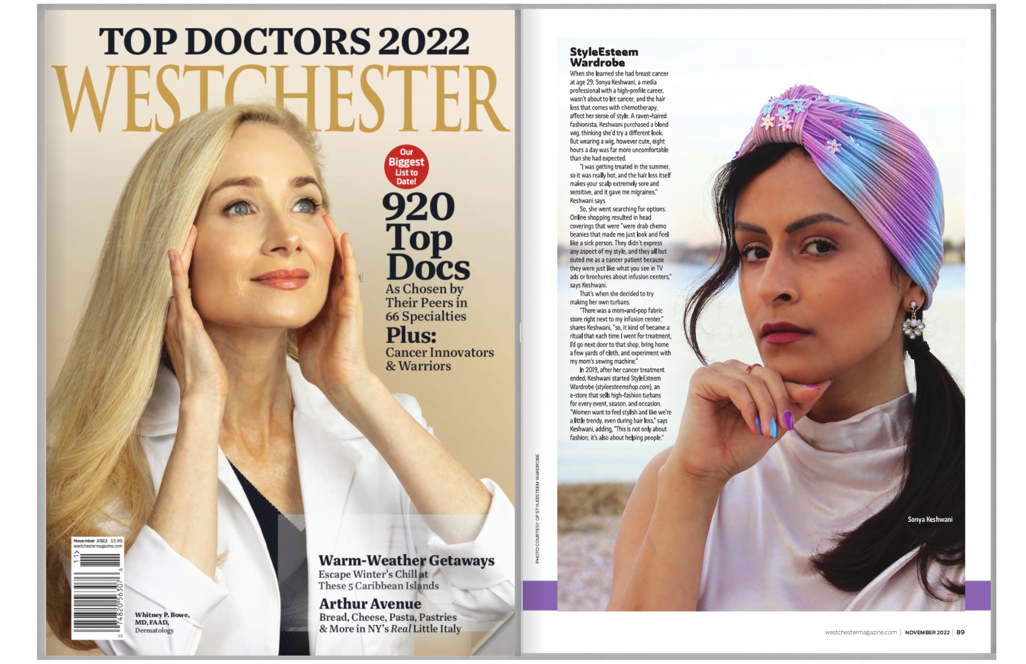 StyleEsteem Wardrobe Westchester Magazine Top Doctors 2022