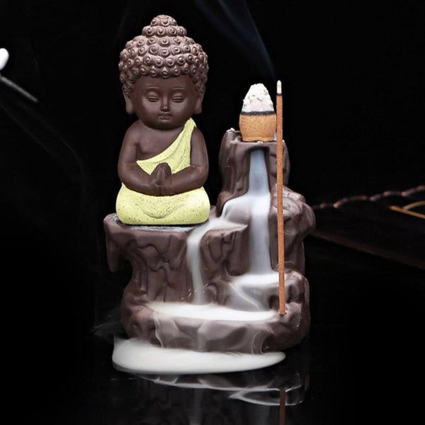 Buddha Incense Burner with Cones - TrendiaStore