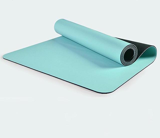 5mm Thick Non Slip Natural Rubber Yoga Pilates Gymnastics Mat