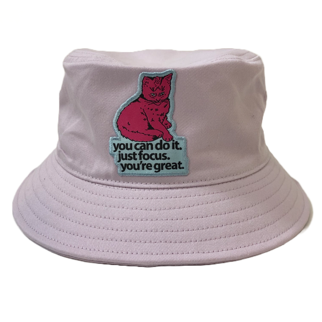 Focus Cat Bucket Hat - Cotton Candy – badknees