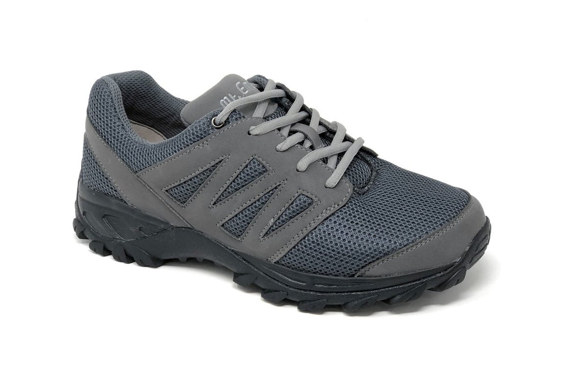 Mt. Emey 9704 Gray -Men Athletic Mesh Lace Walking Shoes – Emeys.com