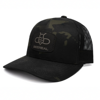 BEEREAL Black Multi-Cam Patch Hat