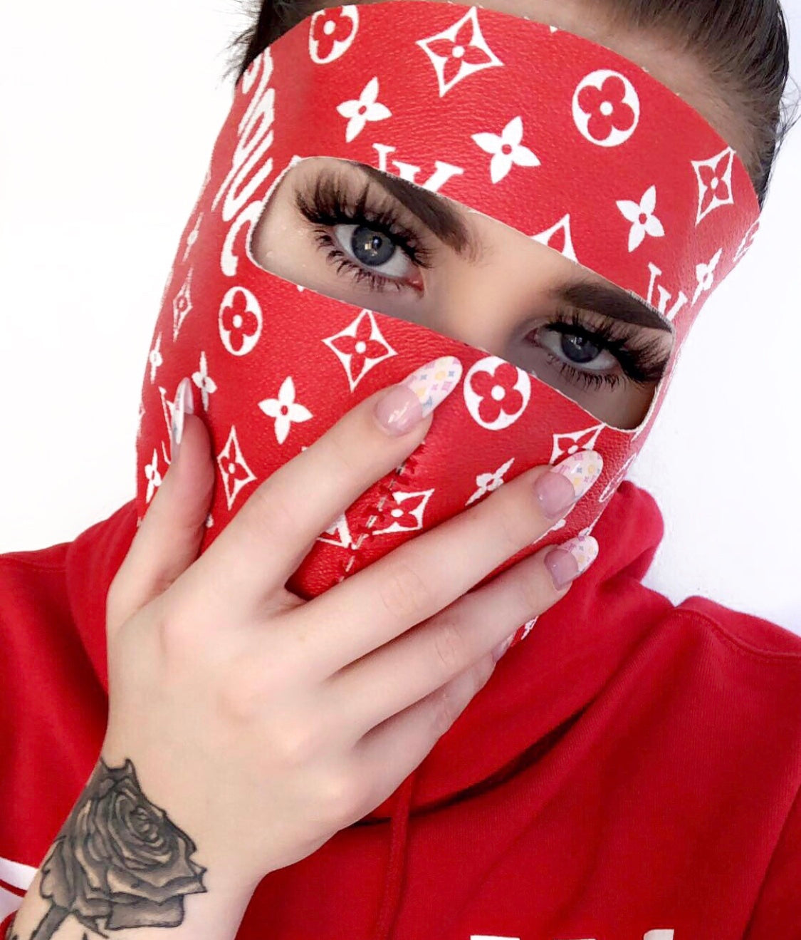 supreme louis vuitton face mask - Just Me and Supreme