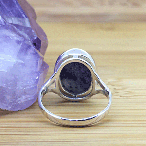 Charoite Sterling Silver Ladies Ring