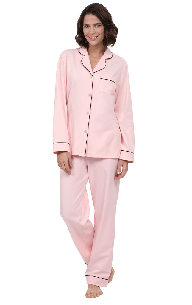 women's cotton jersey pajamas