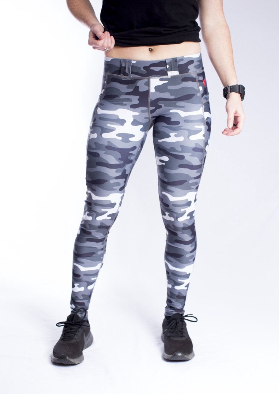 Crusader Leggings Mid-Rise, Black – Vakandi Apparel