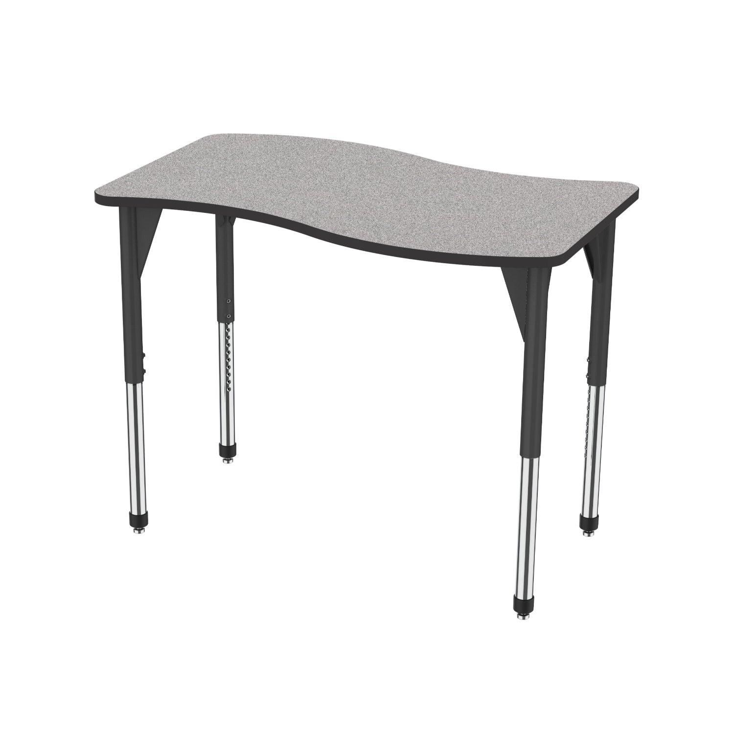 Premier Standing Height Collaborative Classroom Table, 30" x 54" Wave