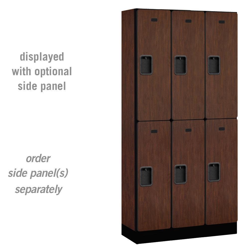 Designer Wood Lockers 12 Wide Double Tier 6 Feet High 15 Deep