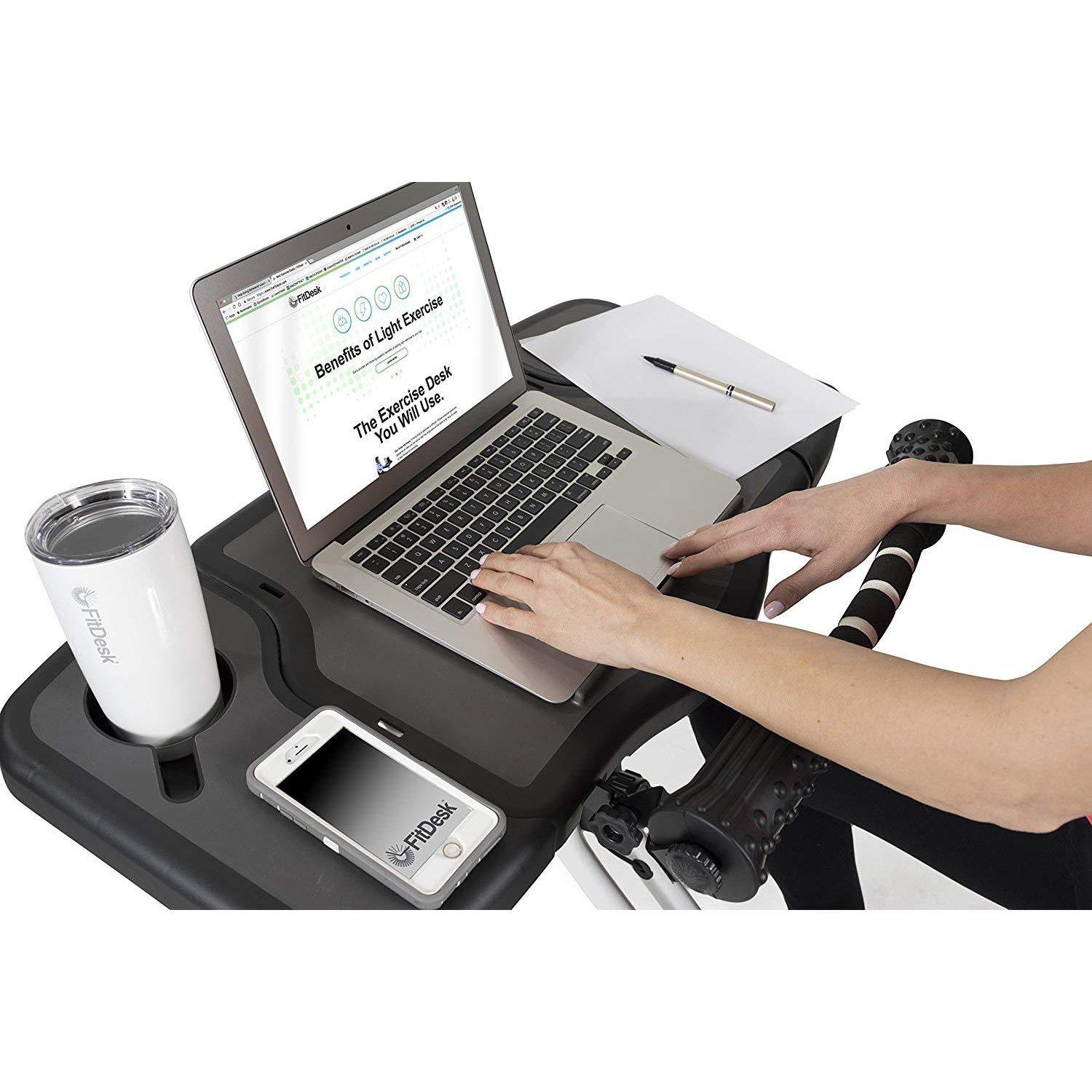 recumbent desk bike