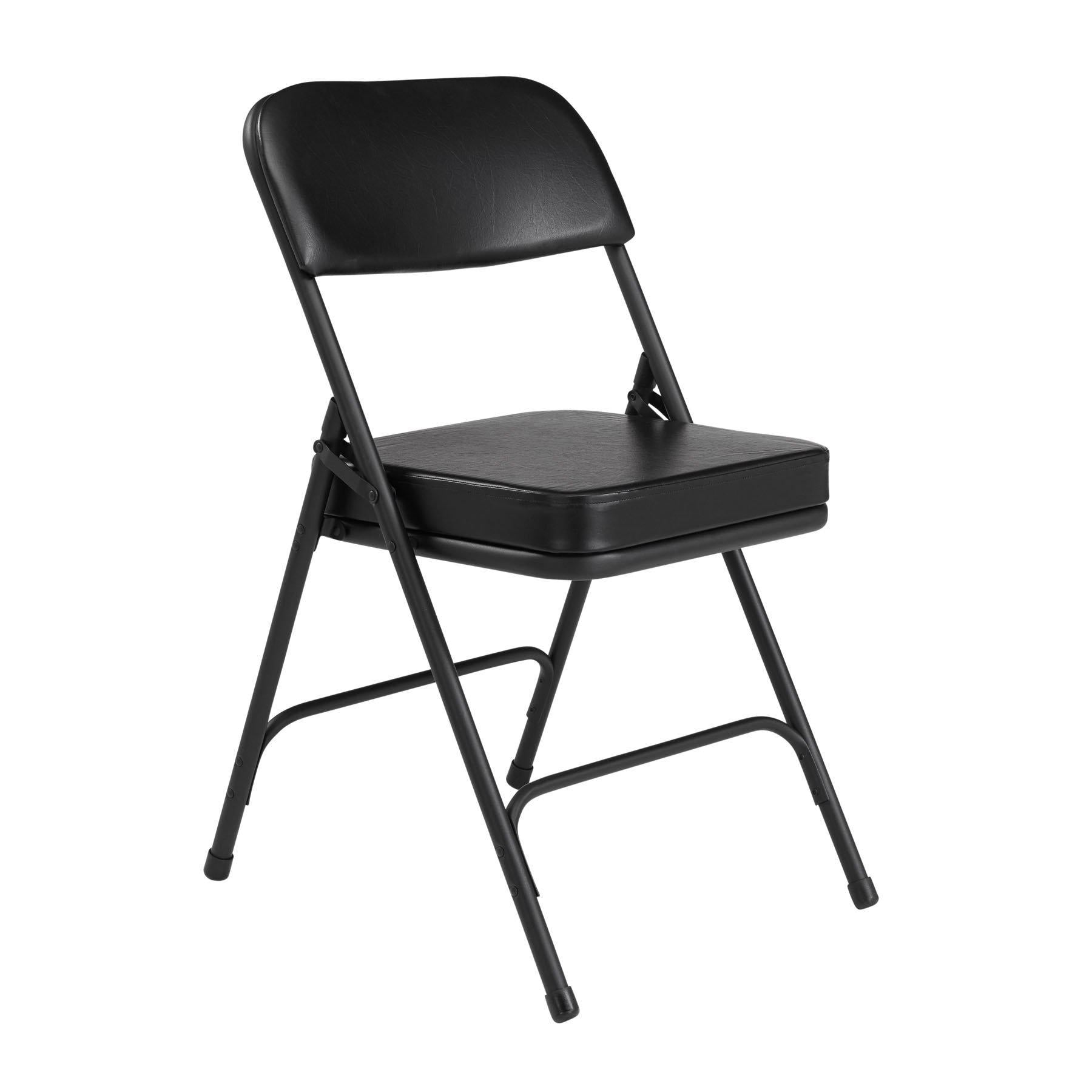 Premium 2 Upholstered Double Hinge Folding Chair Nextgen Furniture Inc