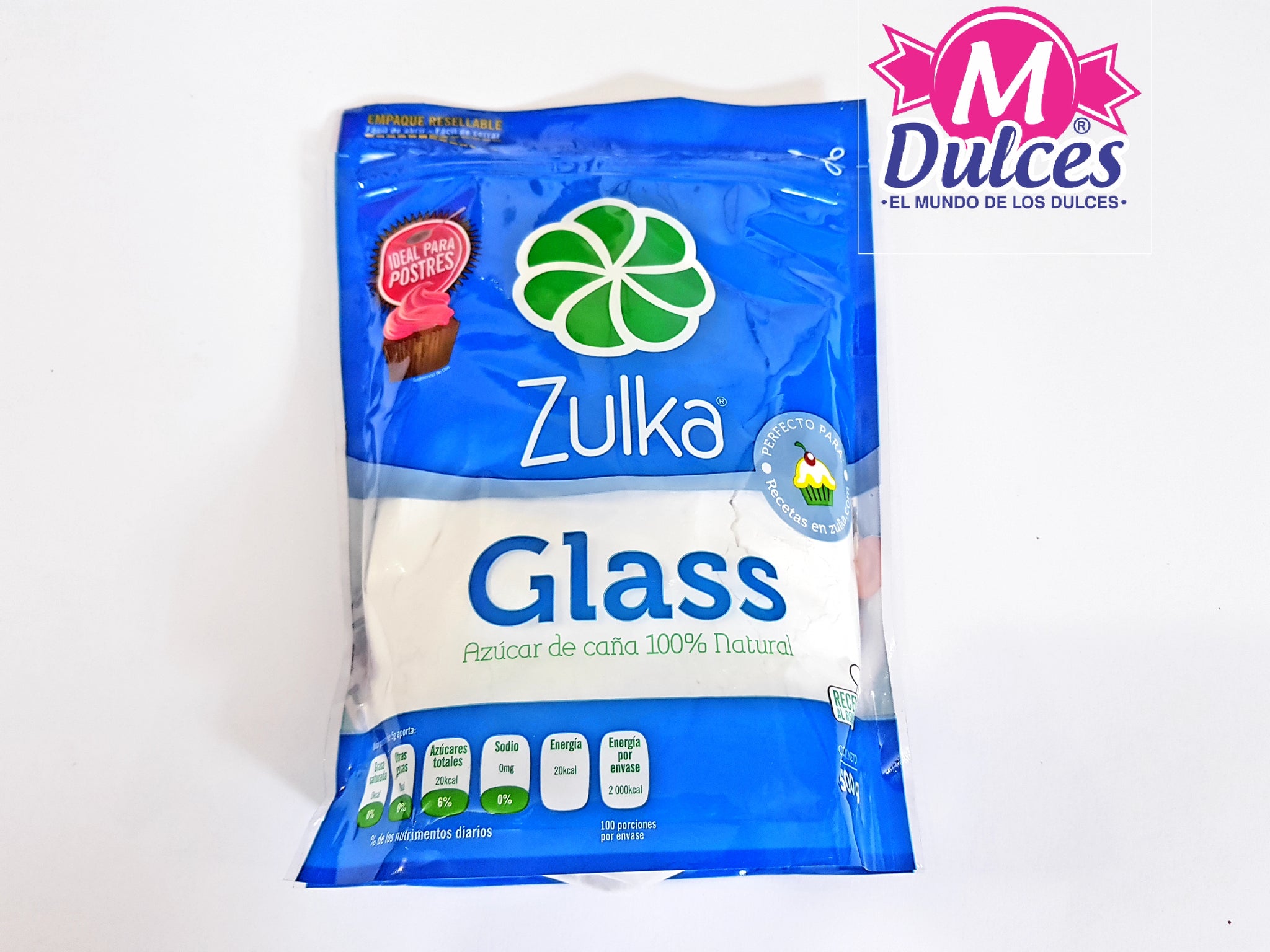 Azucar Glass Zulka Du 500g El Mundo De Los Dulces 0448