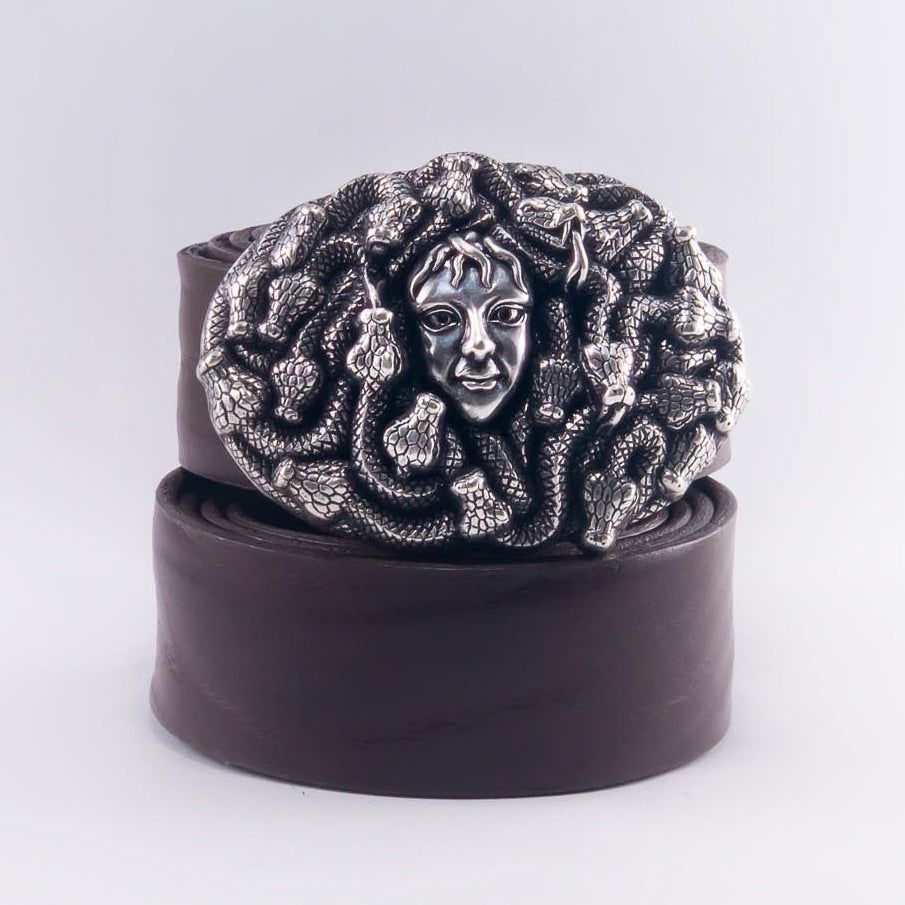 medusa belt buckle