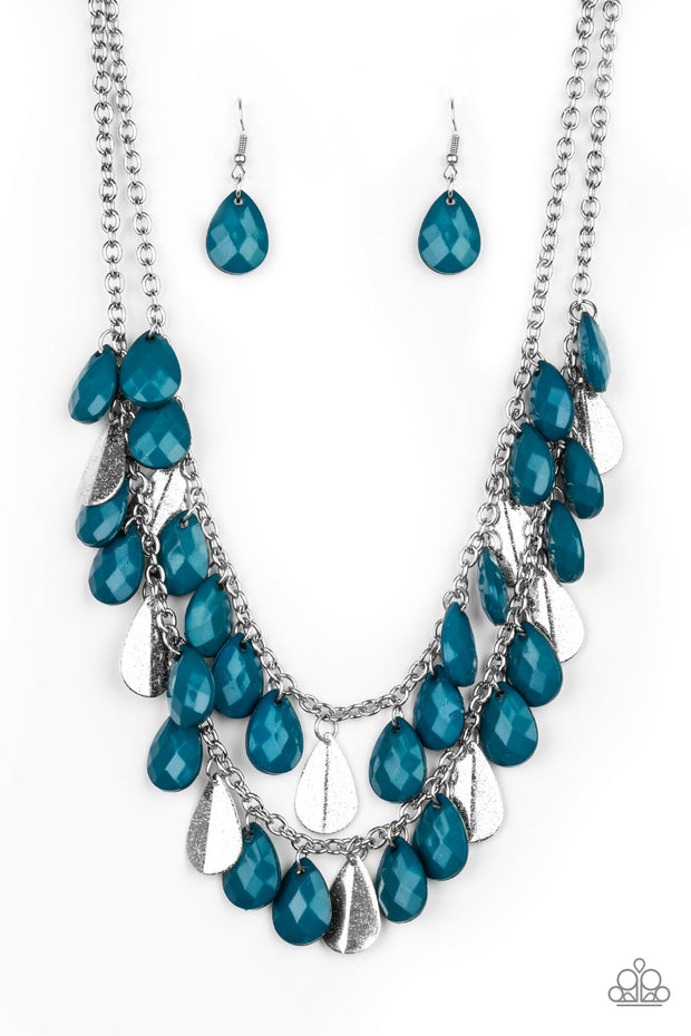 Paparazzi Life of the FIESTA Blue Necklace – Glitzygals5dollarbling ...