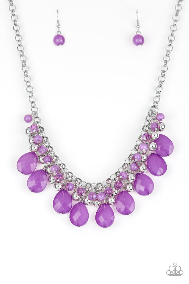 purple necklace paparazzi
