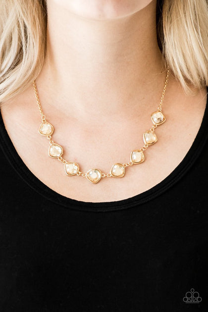 Paparazzi The Imperfectionist Gold Necklace – Glitzygals5dollarbling ...