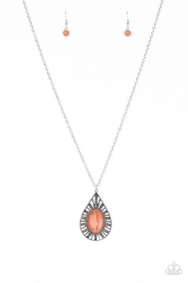 Paparazzi Total Tranquility - Orange Necklace | Glitzygals5dollarbling ...