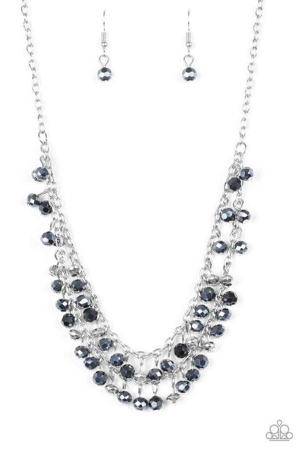 light blue silver paparazzi necklaces