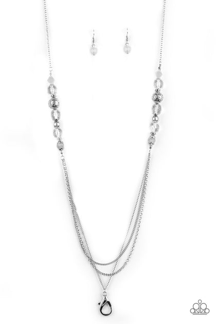 Native New Yorker - white - Paparazzi LANYARD necklace ...