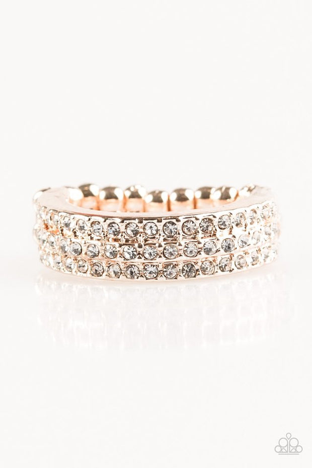 Paparazzi Turn The Other CHIC - Rose Gold Ring – Glitzygals5dollarbling ...
