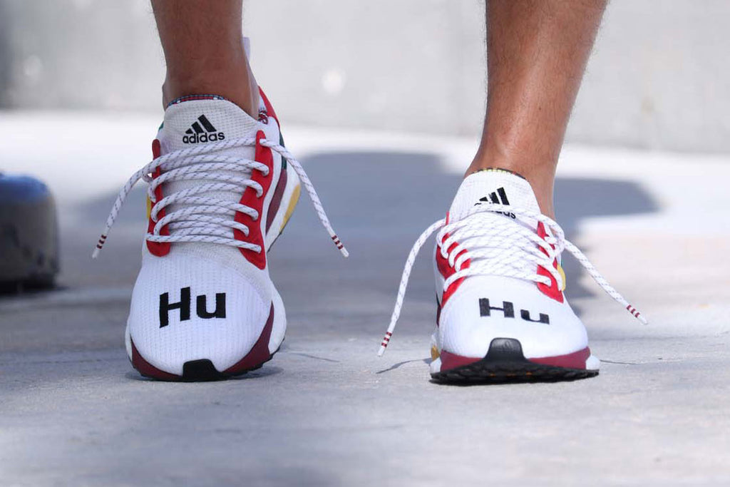 pharrell williams x adidas solar hu glide shoes