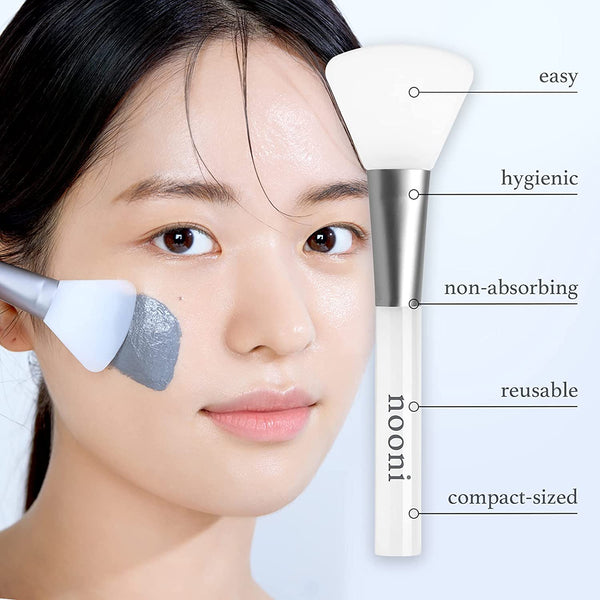 Sodavand luft landsby NOONI Smooth Silicone Face Mask Brush | Face Mask Applicator | Body Lotion  And Body Butter Applicator, Tools, K-beauty – Memebox