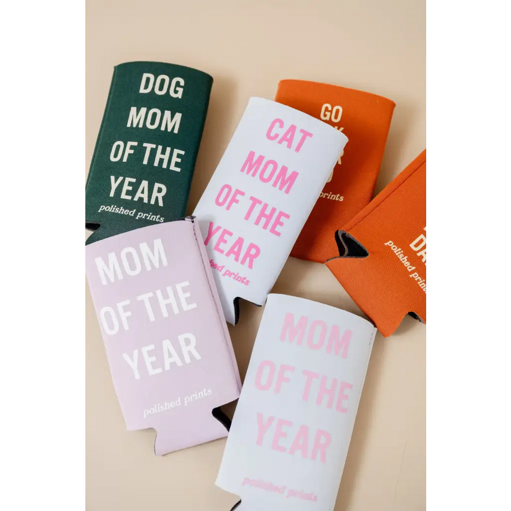 Cat Mom Of the Year Seltzer Koozie – Polished Prints