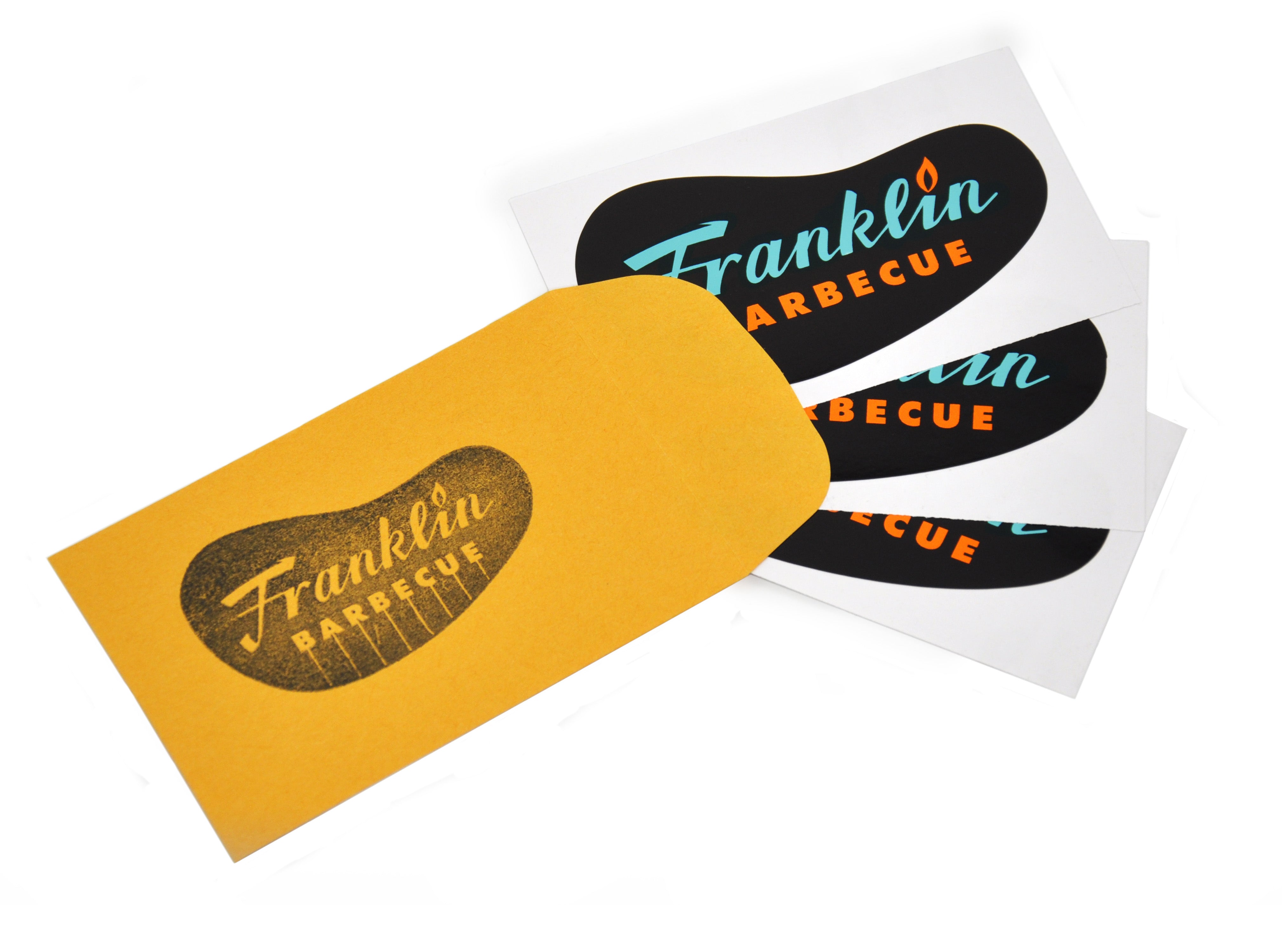 gloeilamp Product Legacy Franklin Barbecue Stickers 3 pack