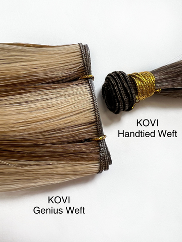 KOVI Genius Weft vs Handtied Weft Extension Comparison