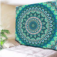 Turquoise Psychedelic Wall Hanging - Tapestry Shopping - Tapestries, Hippies and Wall Hangings