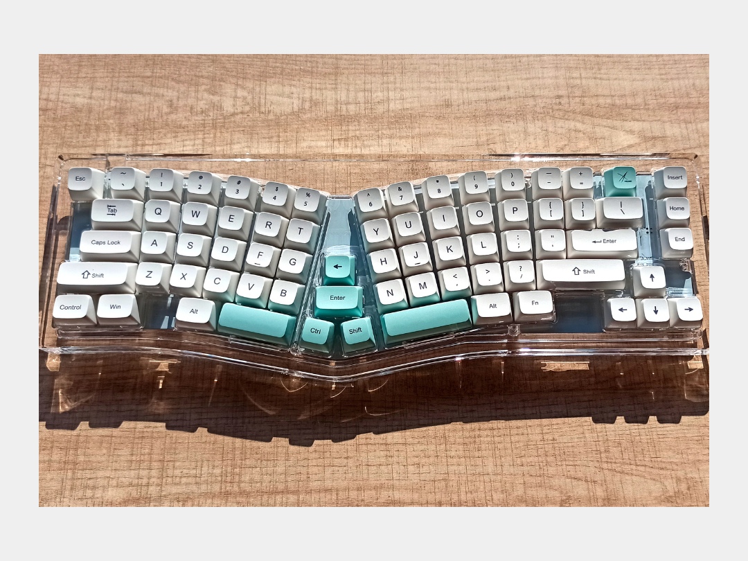 X-Bows® Crystal Ergonomic Mechanical Keyboard