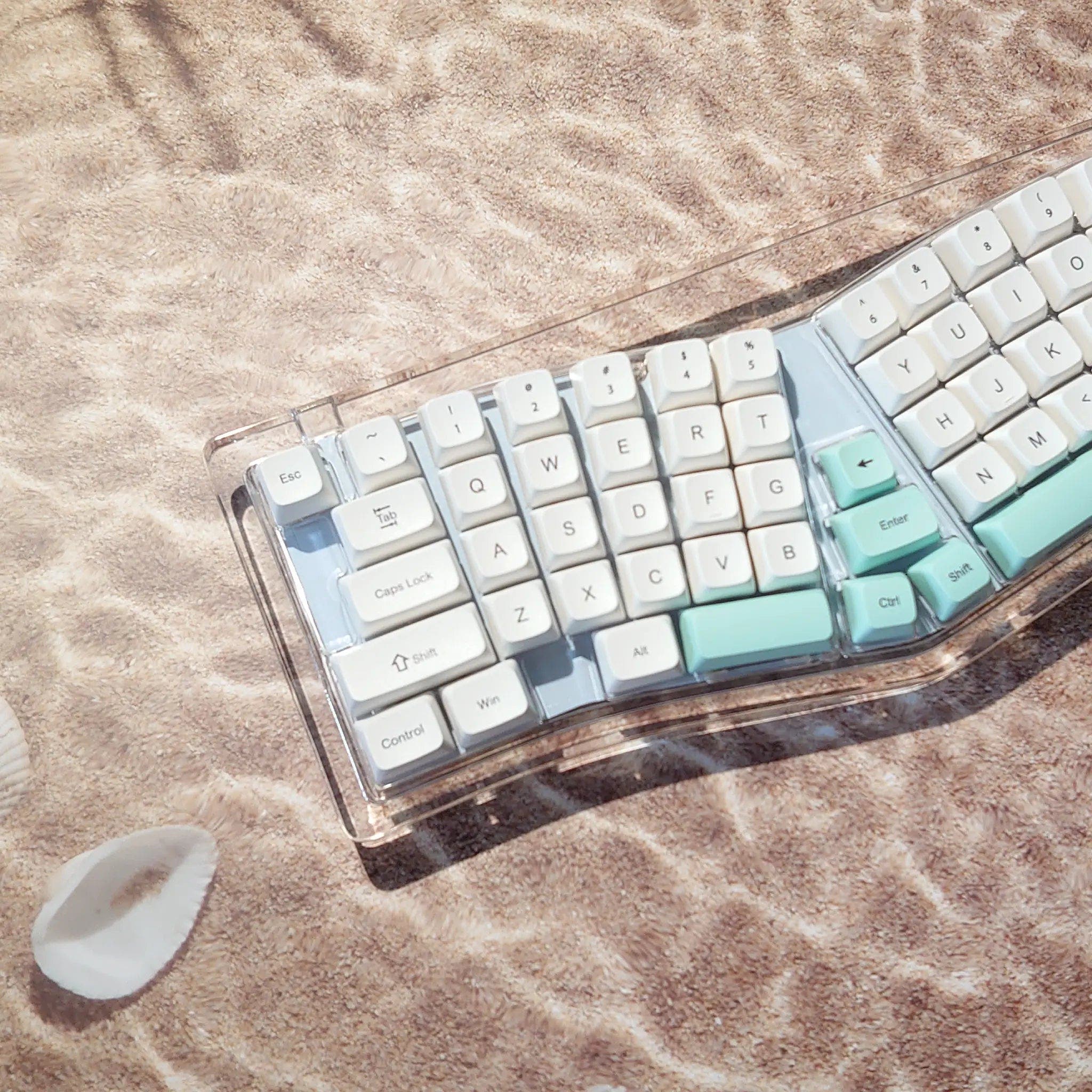 X-Bows® Crystal Wireless Ergonomic Keyboard （Pre-order）