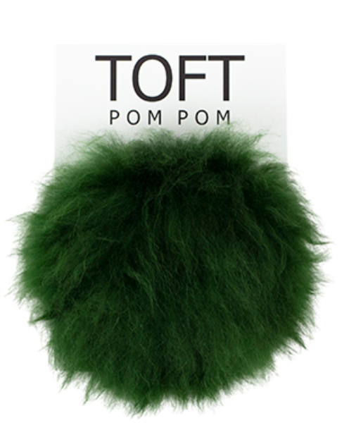 TOFT - Interchangeable Ethical Alpaca Fur Pom Pom - The Little Grey Girl