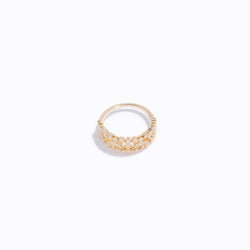 Gold-tone Crown Ring