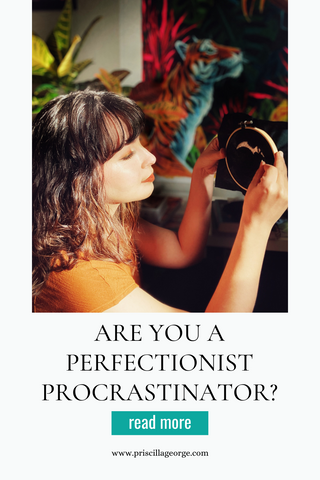 perfectionist perfectionism procrastination procrastinator artist creative painter