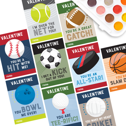 Sports Valentine Cards for Kids