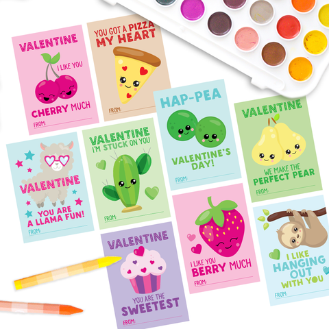 Printable Valentine cards for kids