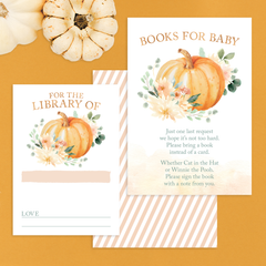 pumpkin books for baby insert cards