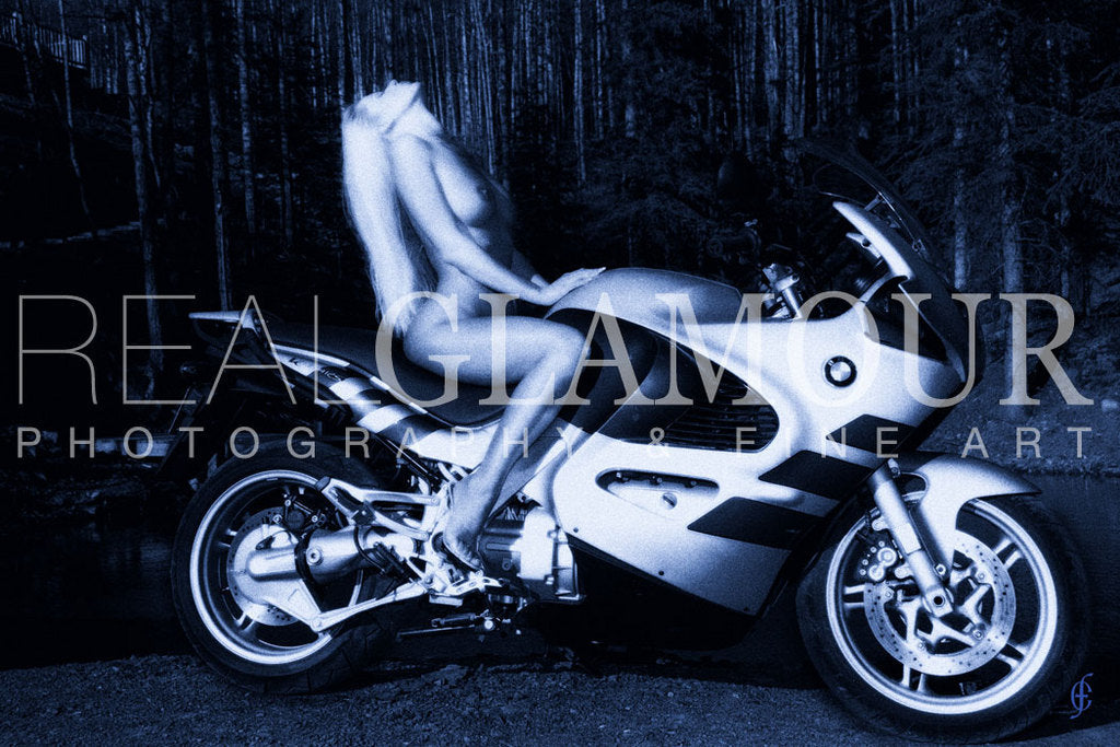 BMW In Blue by Christopher Francis (Limited Edition Fine Art Nude) - Real Glamour Photography and Fine Art  - Bmw Art