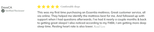 Image showing Essentia customer review